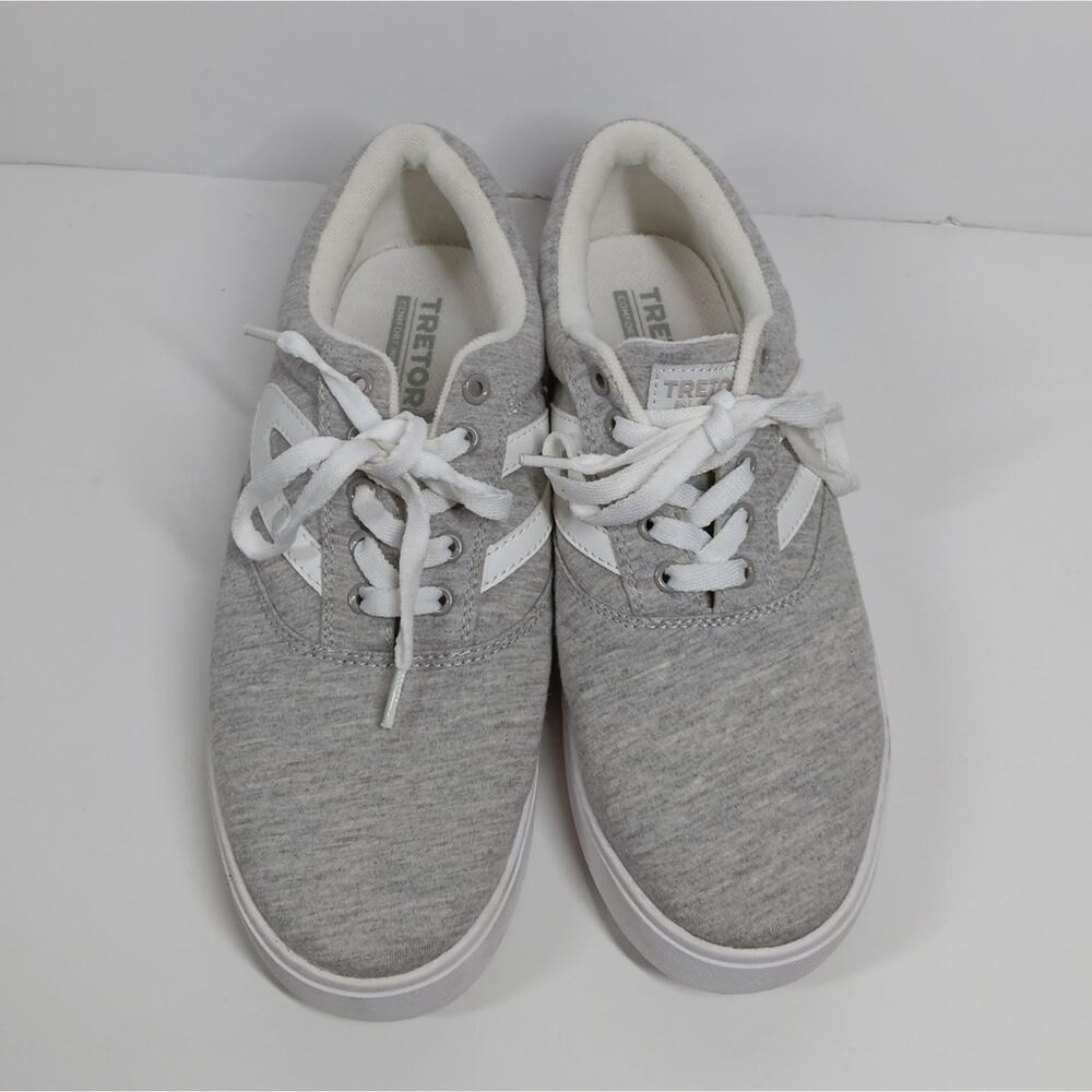 Tretorn Chelsea Sneakers Classic Vintage Style Gray size 8 - Picture 7 of 8